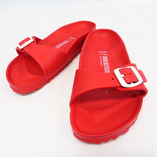 実際に弊社で買取させて頂いたBIRKENSTOCK/ビルケンシュトック サンダル レッド/赤 24.0