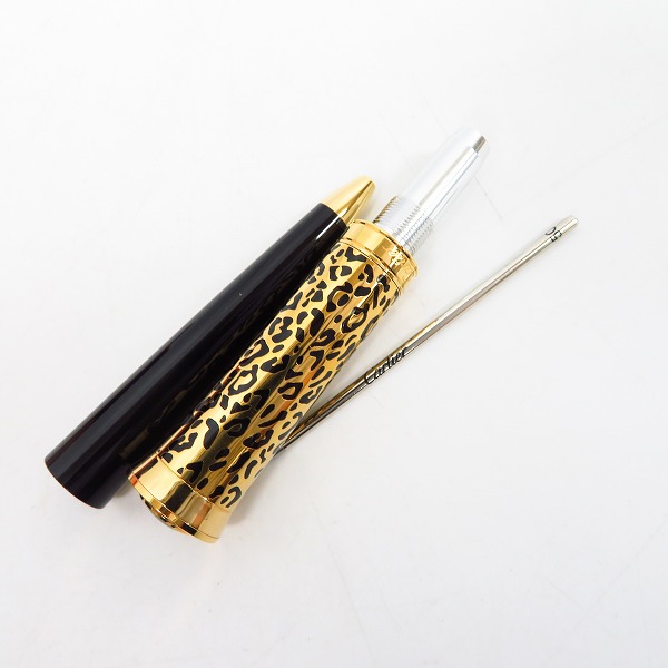 実際に弊社で買取させて頂いたCartier/カルティエ パンテール パンサー ボールペン ブラック×ゴールドの画像 6枚目