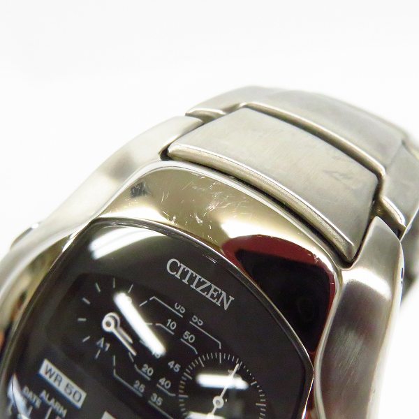 実際に弊社で買取させて頂いたCITIZEN/シチズン ANA-DIGI-TEMP アナデジテンプ 8988-S008301【動作未確認】の画像 4枚目