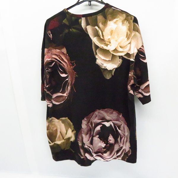 実際に弊社で買取させて頂いたLAD MUSICIAN/ラッドミュージシャン SUPER BIG T-SHIRT/フラワープリント スーパービッグTシャツ レッド系/2117-720の画像 1枚目