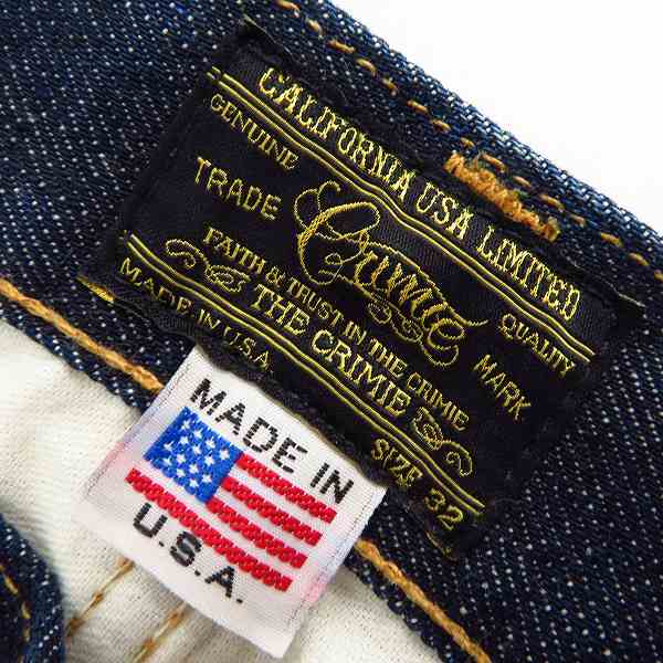 実際に弊社で買取させて頂いたThe Crimie/クライミー デニムパンツ/ジーンズ/Gパン Size：32の画像 5枚目