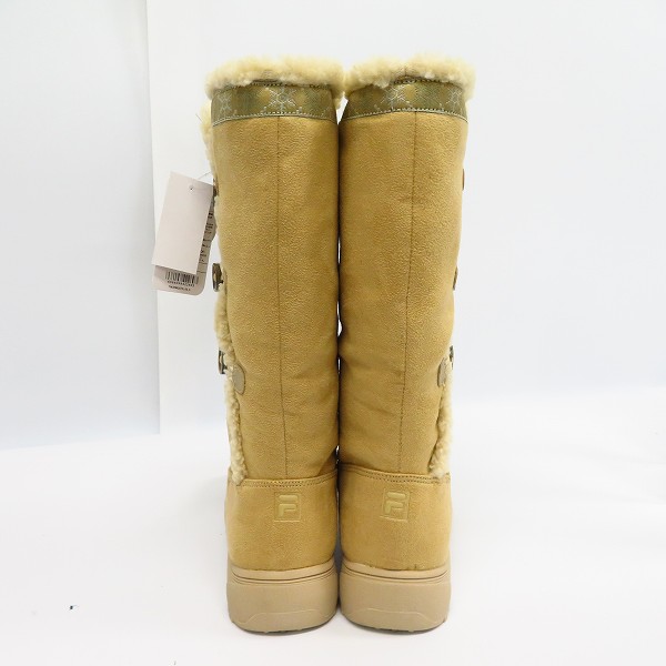 実際に弊社で買取させて頂いたFILA/フィラ ブーツ 裏ボア レディース ベージュ/Sの画像 1枚目