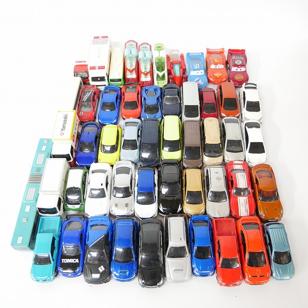 実際に弊社で買取させて頂いた【おまとめ】トミカ トヨタ プリウス/ホンダ フィット/日産 GT-R 他 おまとめ51台
