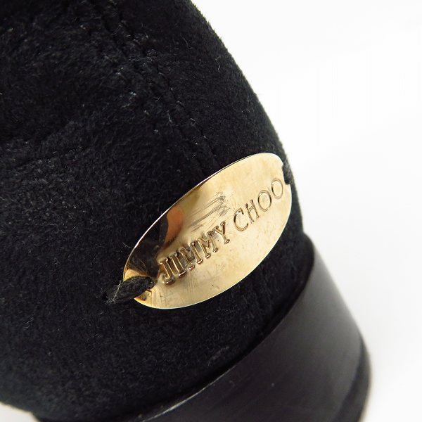 実際に弊社で買取させて頂いたJIMMY CHOO/ジミーチュウ ムートン ブーツ ブラック/36の画像 6枚目