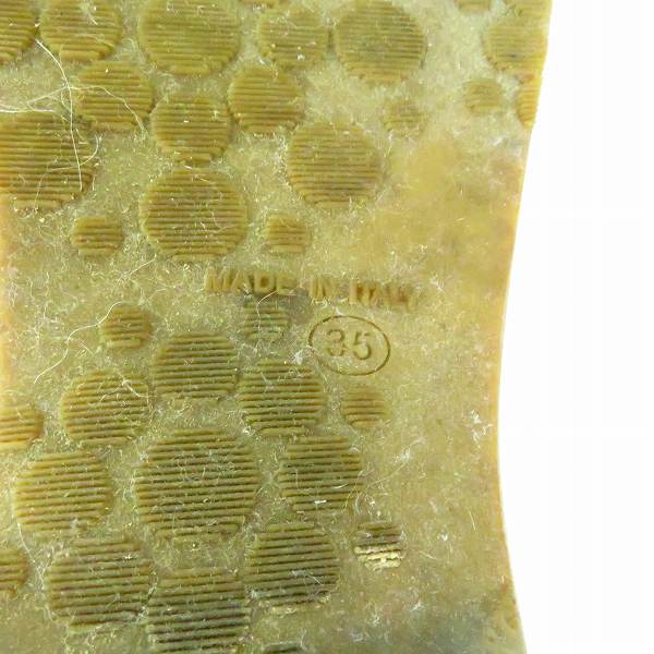 実際に弊社で買取させて頂いたJIMMY CHOO /ジミー チュウ 102YAZZ スエード ロングブーツ　キャメル/35の画像 5枚目