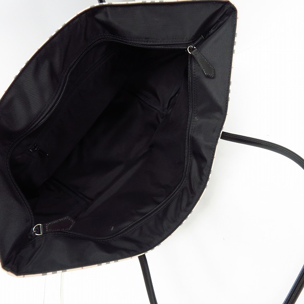 実際に弊社で買取させて頂いた【未使用】BURBERRY BLUE LABEL/バーバリーブルーレーベル トートバッグ ナイロン ハンドルレザー/ZA401-400-43の画像 3枚目