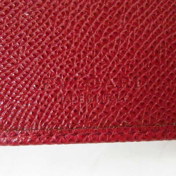 実際に弊社で買取させて頂いた【難有り】BVLGARI/ブルガリ レザー キーケース レッド/赤の画像 4枚目