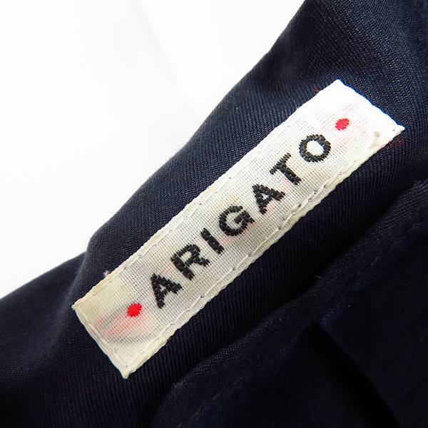 実際に弊社で買取させて頂いたBLUE BLUE/ブルーブルー ARIGATO シルク混 2B　くるみボタンジャケット/1の画像 2枚目