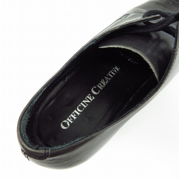 実際に弊社で買取させて頂いたOFFICINE CREATIVE/オフィチーネクリエイティブ ストレートチップ レザーシューズ/38の画像 4枚目