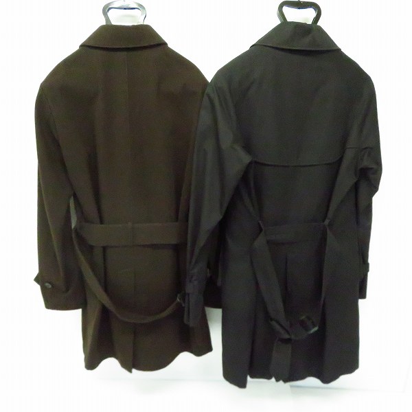 実際に弊社で買取させて頂いたEDIFICE Le plus eleve/417 EDIFICE/エディフィス ウールコート/ライナー付き コート 2点セットの画像 1枚目