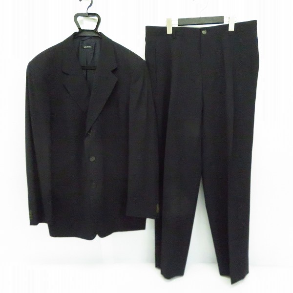 実際に弊社で買取させて頂いたGIORGIO ARMANI/ジョルジオアルマーニ  ウールシルク混 3Bテーラードジャケット/スラックスパンツ セットアップ/52