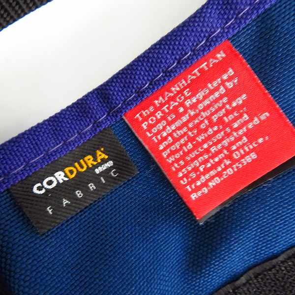 実際に弊社で買取させて頂いたManhattan Portage×BEAMS/マンハッタンポーテージ×ビームス メッセンジャー ショルダーバッグ ネイビーの画像 4枚目