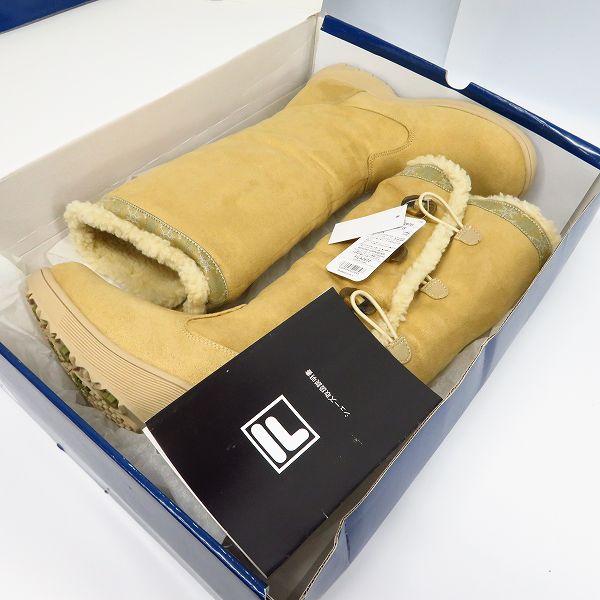 実際に弊社で買取させて頂いたFILA/フィラ ブーツ 裏ボア レディース ベージュ/Sの画像 8枚目