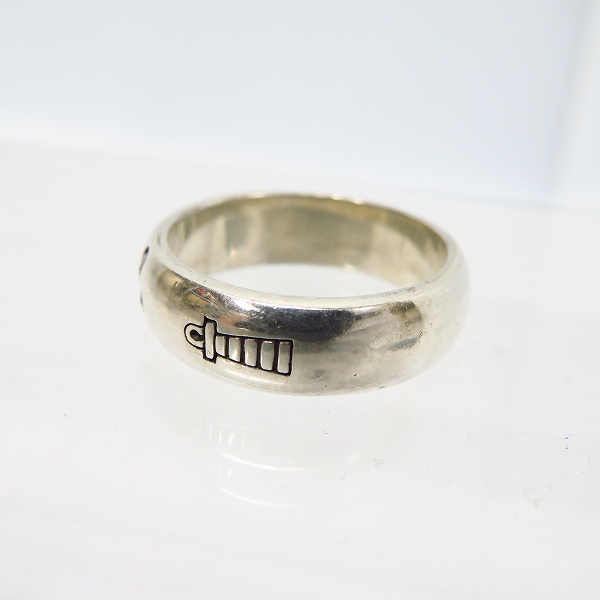 実際に弊社で買取させて頂いたBLUE BLUE/ブルーブルー クジラ/イカリ彫刻 シルバー925 リング/指輪 17号の画像 2枚目