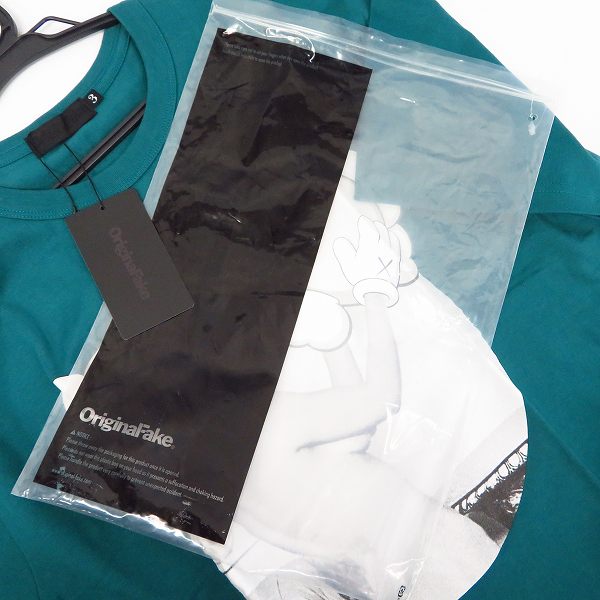 実際に弊社で買取させて頂いた【未使用】KAWS×Original Fake/カウズ×オリジナルフェイク フォトプリント Tシャツ 3の画像 5枚目