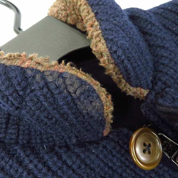 実際に弊社で買取させて頂いたBLUE BLUE/ブルーブルー 襟ボア ニットジップアップジャケット/2の画像 5枚目