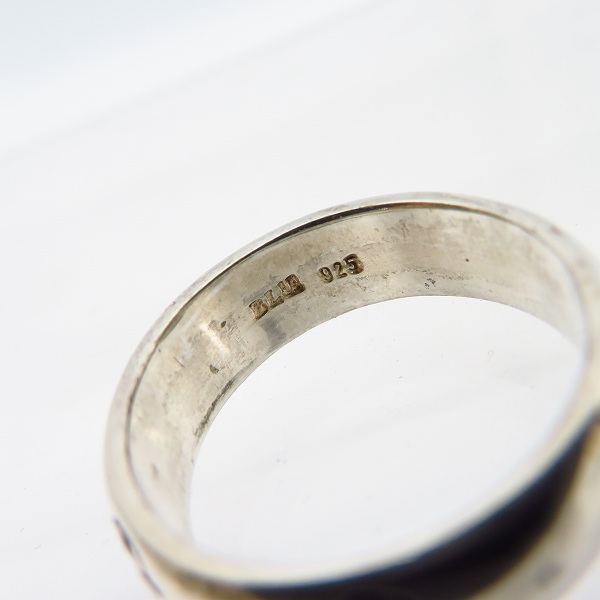 実際に弊社で買取させて頂いたBLUE BLUE/ブルーブルー クジラ/イカリ彫刻 シルバー925 リング/指輪 17号の画像 5枚目