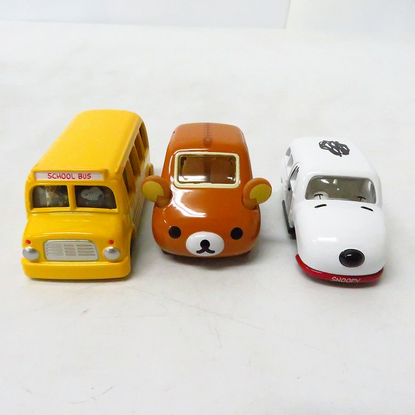 実際に弊社で買取させて頂いた【未開封含む】タカラトミー トミカ ドリームトミカ スヌーピー/リラックマ ミニカー 7点セットの画像 3枚目