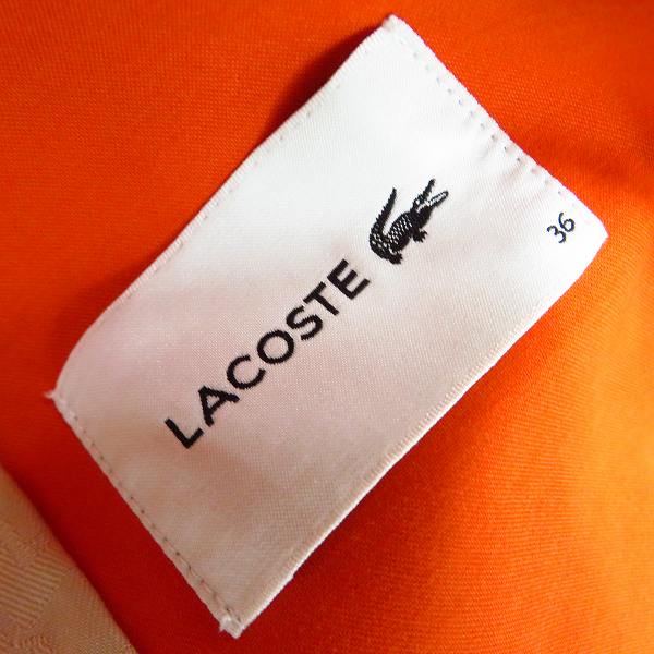 実際に弊社で買取させて頂いたLACOSTE/ラコステ ステンカラーコート BF9458/36の画像 4枚目