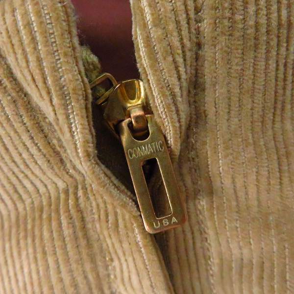 実際に弊社で買取させて頂いたSUGAR CANE/シュガーケーン コーデュロイ プリマロフト ショールカラー リブジャケット SC14297 Lの画像 5枚目