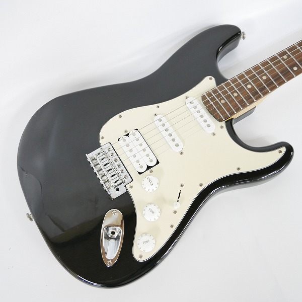 実際に弊社で買取させて頂いた★BUSKER'S/バスカーズ ストラトタイプ エレキギター ブラック ソフトケース付きの画像 4枚目