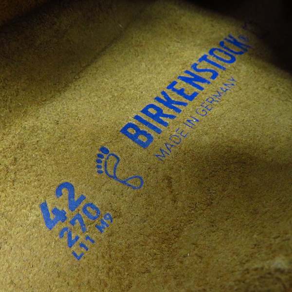 実際に弊社で買取させて頂いたBIRKENSTOCK/ビルケンシュトック BOSTON/ボストン スエードレザー サンダル 1009542/27.0の画像 5枚目