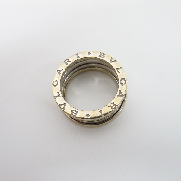 実際に弊社で買取させて頂いたBVLGARI/ブルガリ B-ZERO 1/ビーゼロワン リング 3バンド WG  #54 13号の画像 3枚目