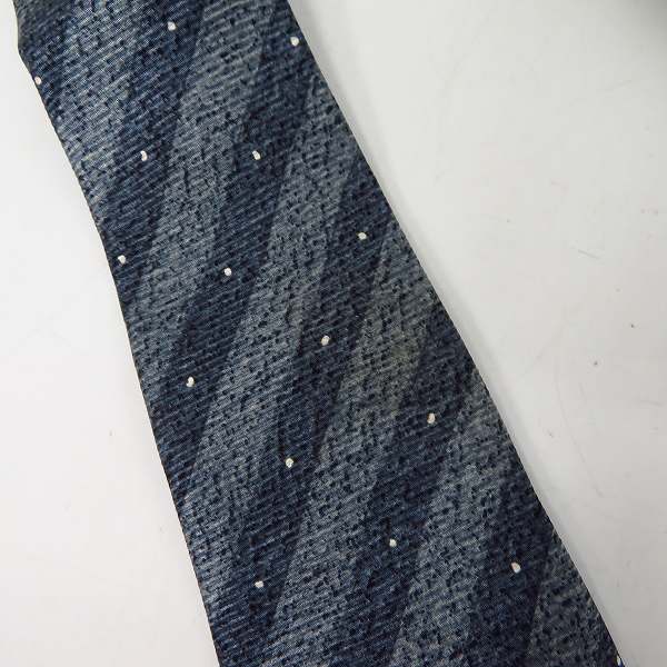 実際に弊社で買取させて頂いたBVLGARI/ブルガリ 総柄/ストライプ柄 シルクネクタイ 2点セットの画像 3枚目