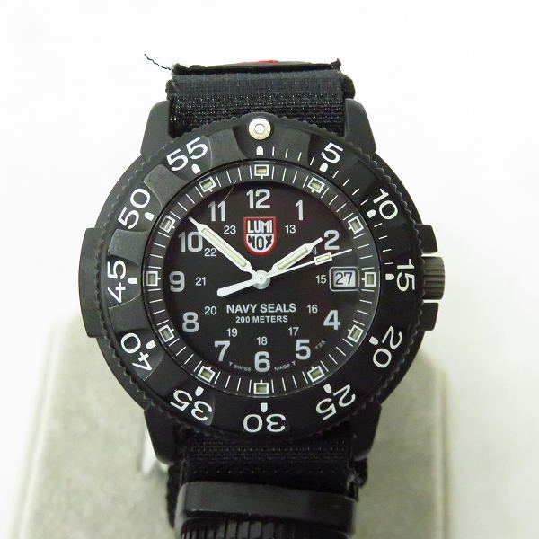 実際に弊社で買取させて頂いたLUMINOX/ルミノックス ネイビーシールズ SERIES3000 クォーツ【動作未確認】