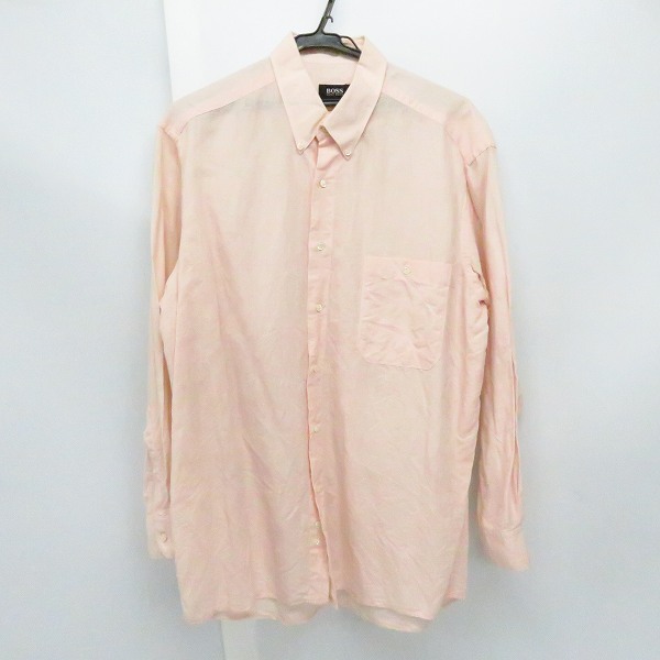 実際に弊社で買取させて頂いたHUGO BOSS/ヒューゴボス 長袖シャツ ピンク D-TK407/42