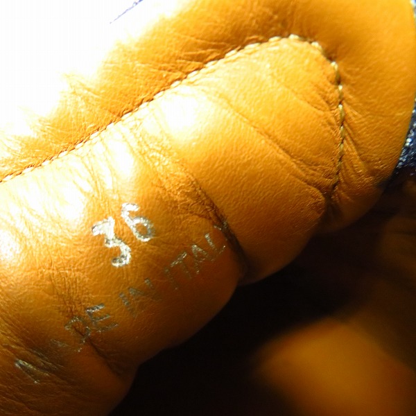 実際に弊社で買取させて頂いたJIMMY CHOO/ジミーチュウ MIAMI レディース デニム柄 スニーカー/36の画像 5枚目