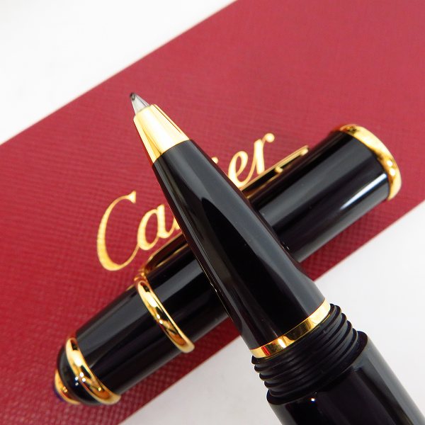 実際に弊社で買取させて頂いたCartier/カルティエ DIABOLO/ディアボロ ブラックコンポジット ボールペン 100045の画像 5枚目