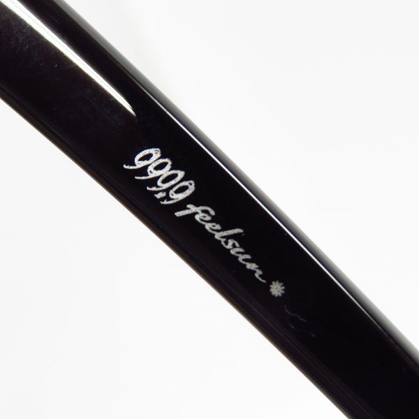 実際に弊社で買取させて頂いた999.9/フォーナインズ feelsun 度なし サングラス/メガネフレーム F-03Mの画像 5枚目