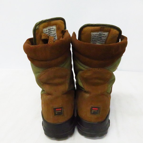 実際に弊社で買取させて頂いた【ジャンク】FILA/フィラ スエード切替 マウンテンブーツ/US7.5の画像 1枚目