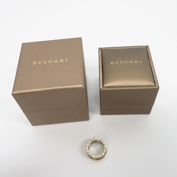 実際に弊社で買取させて頂いたBVLGARI/ブルガリ B-ZERO 1/ビーゼロワン リング 3バンド WG  #54 13号の画像 7枚目