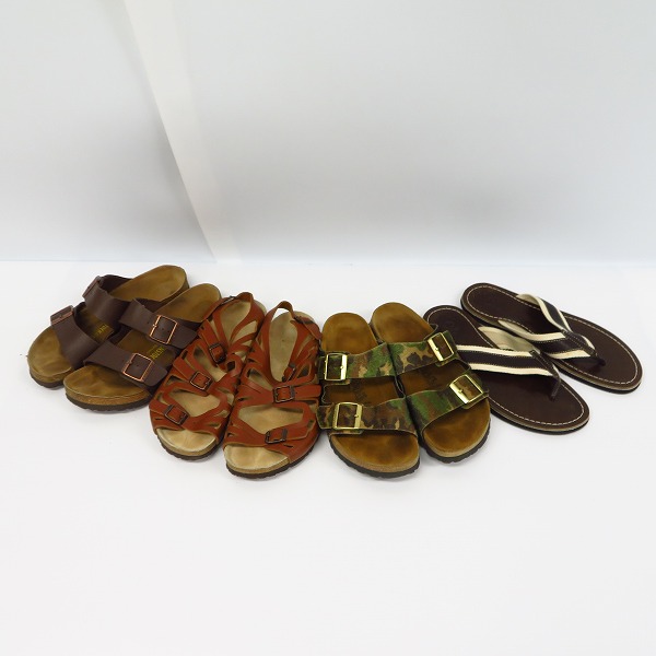 実際に弊社で買取させて頂いたBIRKENSTOCK/ビルケンシュトック Birki's/ビルキー COLE HAAN/コールハーン サンダル 4点セット