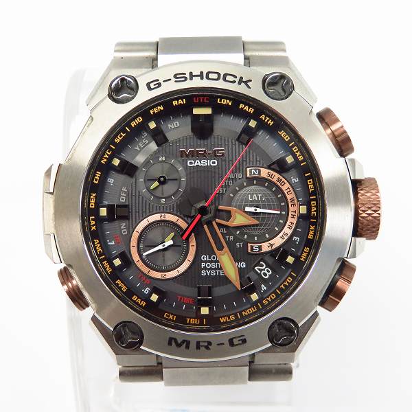 実際に弊社で買取させて頂いた【ジャンク】G-SHOCK/Gショック MR-G GPSハイブリッド電波ソーラー MRG-G1000DC-1AJRの画像 1枚目