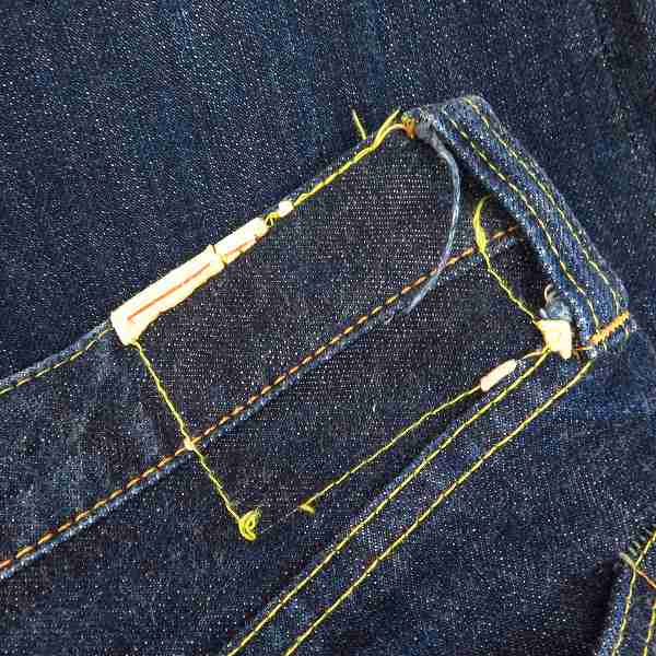 実際に弊社で買取させて頂いたSUGAR CANE/シュガーケーン ブーツカットデニムパンツ/ジーンズ/32の画像 2枚目