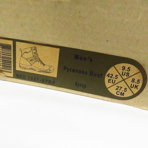実際に弊社で買取させて頂いたKEEN/キーン Pyrenees/ピレニーズ トレッキングシューズ 1227-SYRP size：27.5cmの画像 9枚目