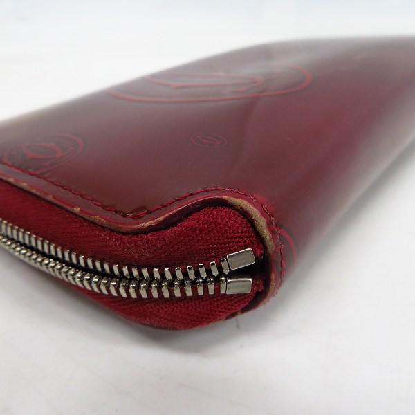 実際に弊社で買取させて頂いたCartier/カルティエ ハッピーバースデー ラウンドファスナー長財布  L3000721の画像 7枚目