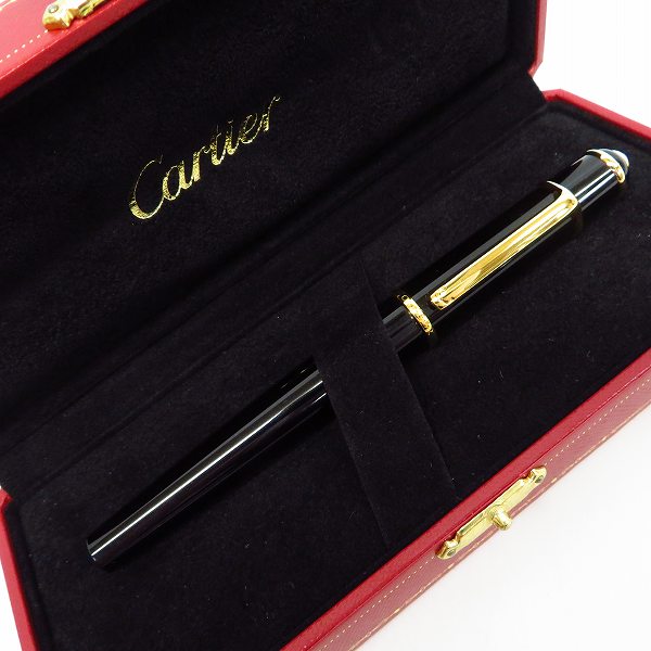 実際に弊社で買取させて頂いたCartier/カルティエ DIABOLO/ディアボロ ブラックコンポジット ボールペン 100045