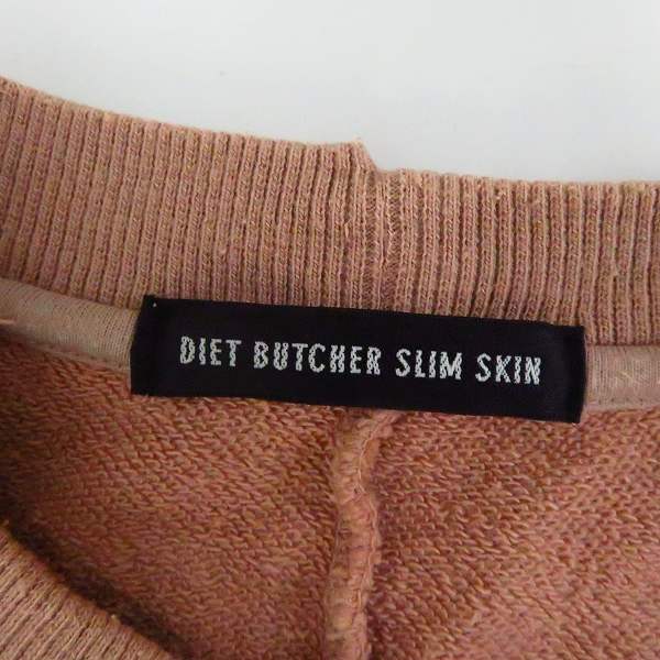 実際に弊社で買取させて頂いたDIET BUTCHER SLIM SKIN/ダイエットブッチャースリムスキン 再構築スウェットトレーナーの画像 2枚目