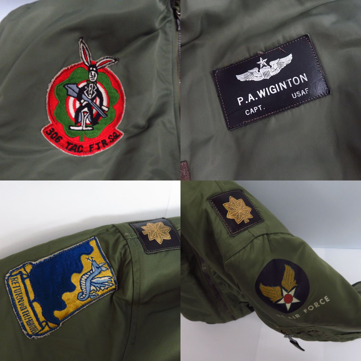 実際に弊社で買取させて頂いたBUZZ RICKSONS/バズリクソンズ MA-1フライトジャケット BR12281/Lの画像 5枚目