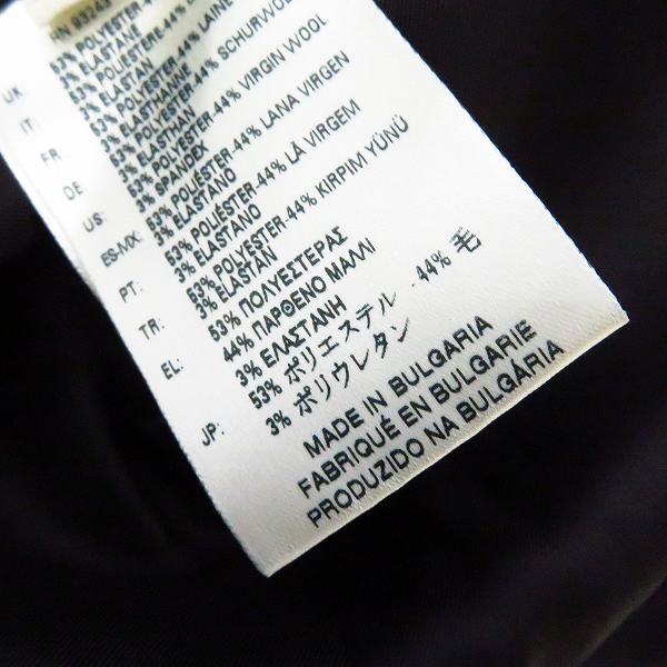 実際に弊社で買取させて頂いたDIESEL BLACK GOLD/ディーゼル ブラックゴールド ケープ マント風 デザイン ジップ付きテーラードジャケット 36の画像 3枚目