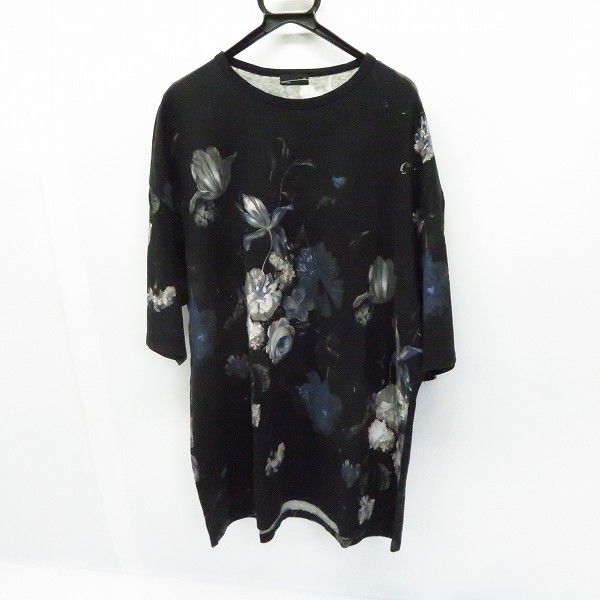 実際に弊社で買取させて頂いたLAD MUSICIAN/ラッドミュージシャン SUPER BIG T-SHIRT/フラワープリント スーパービッグTシャツ/ブルー/2118-714