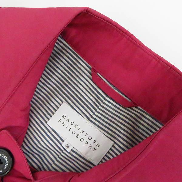 実際に弊社で買取させて頂いたMACKINTOSH PHILOSOPHY/マッキントッシュフィロソフィー ステンカラーコート H1C12-112-14/36の画像 2枚目