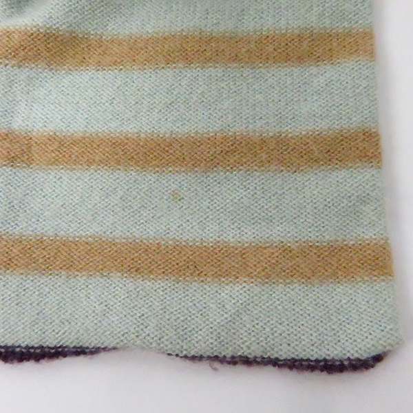 実際に弊社で買取させて頂いたMARNI/マルニ カシミヤ Vネックボーダーニット/40の画像 7枚目