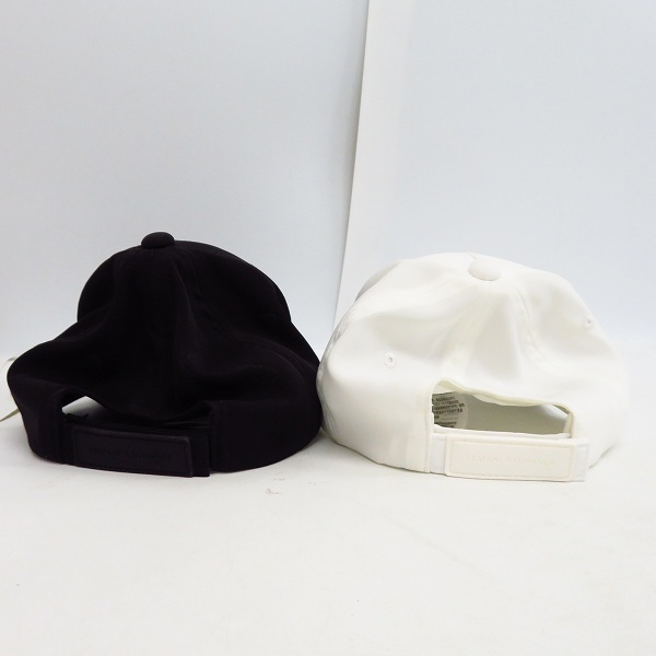 実際に弊社で買取させて頂いたARMANI EXCHANGE/アルマーニエクスチェンジ キャップ ブラック/ホワイト ONE SIZE 2点セットの画像 1枚目
