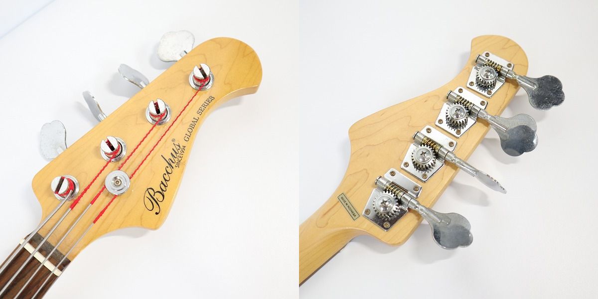 実際に弊社で買取させて頂いた★Bacchus/バッカス GLOBAL SERIES ジャズベース タイプ エレキベースの画像 3枚目