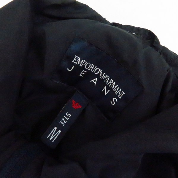 実際に弊社で買取させて頂いたEMPORIO ARMANI JEANS/エンポリオアルマーニジーンズ ポリエステル フーディーベスト/Mの画像 2枚目